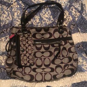 Authentic Coach Poppy shoulder bag and wallet